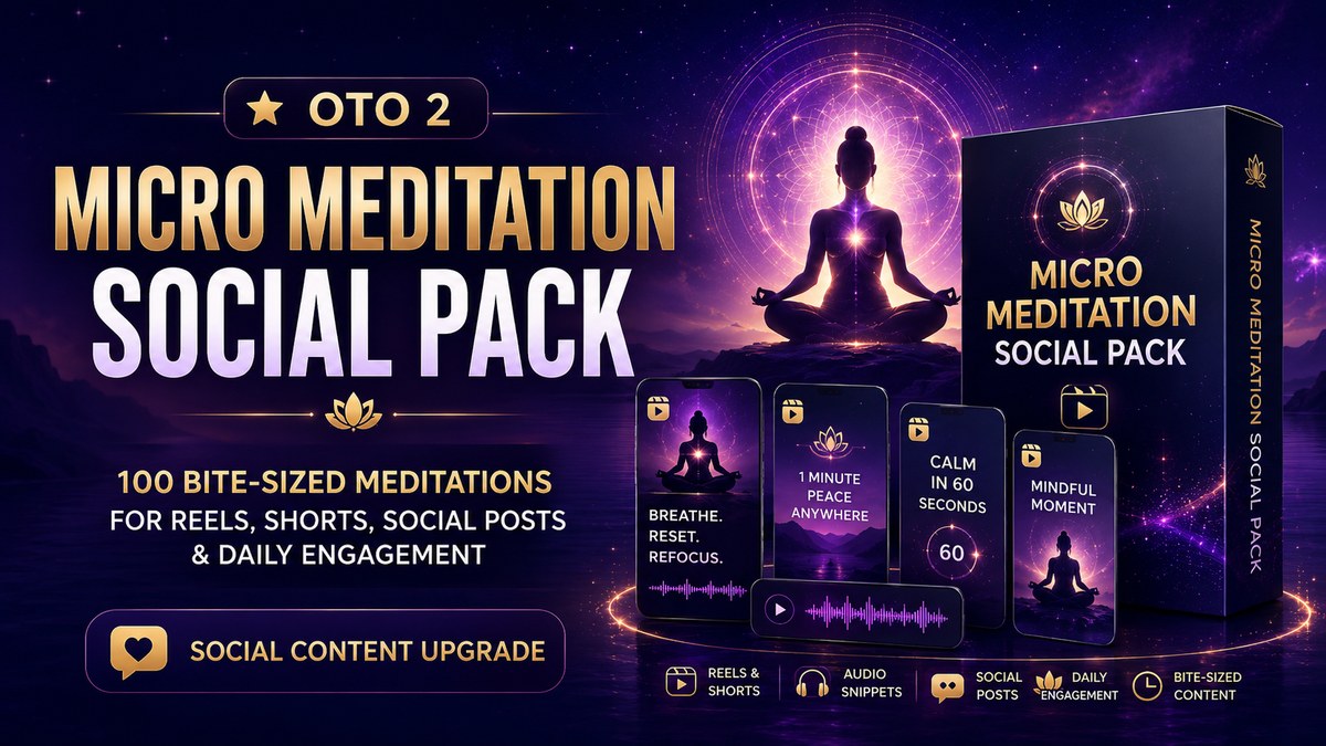 Micro Meditation Social Pack banner